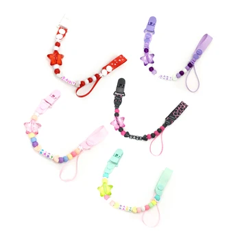 Baby Soother Beaded Pacifier Clip Chain Teether Anti-Fall Clip Chain Nipple Holder For Infant
Baby Soother Beaded Pacifier Clip Chain Teether Anti-Fall Clip Chain Nipple Holder For Infant