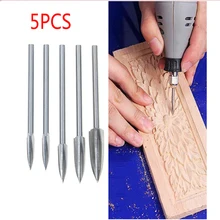 5PCS Wood Carving Engraving Drill Bit Set White Steel Milling Cutter Root Carving Chisel Tools DIY Hand Tools Woodworking Tools 
5PCS Wood Carving Engraving Drill Bit Set White Steel Milling Cutter Root Carving Chisel Tools DIY Hand Tools Woodworking Tools