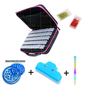 80 Bottles Diamond Painting Box Tool Container Storage Box Carry Case Holder Hand Bag Zipper Diamond Accessories
80 Bottles Diamond Painting Box Tool Container Storage Box Carry Case Holder Hand Bag Zipper Diamond Accessories