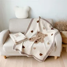 Knit Blanket Swaddling Blankets for Baby Newborn Babies Accessories Bear Children's Winter Warm Bed Cover Bedding Manta Bebe
Knit Blanket Swaddling Blankets for Baby Newborn Babies Accessories Bear Children's Winter Warm Bed Cover Bedding Manta Bebe