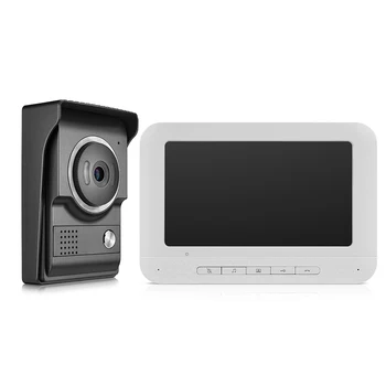 7inch Video Door Phone Doorbell Intercom Kit TFT-LCD Screen Support Night Vision Video peephole Door Camera Intercom Viewer
7inch Video Door Phone Doorbell Intercom Kit TFT-LCD Screen Support Night Vision Video peephole Door Camera Intercom Viewer