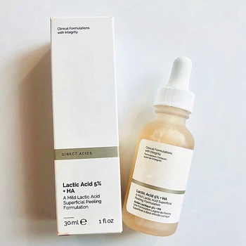 Lactic Acid 5% + HA Ordinary A Mild Lactic Acid Superficial Peeling Formulation 30ml Skin Care Face Acne Pores Makeup
Lactic Acid 5% + HA Ordinary A Mild Lactic Acid Superficial Peeling Formulation 30ml Skin Care Face Acne Pores Makeup