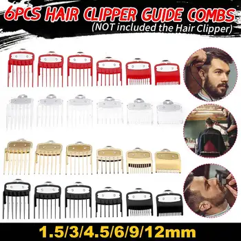 6Pcs/Set Colorful Guide Comb Multiple Sizes Metal Limited Combs Hair Clipper Cutting Tool High Quality and Brand New For WAHL
6Pcs/Set Colorful Guide Comb Multiple Sizes Metal Limited Combs Hair Clipper Cutting Tool High Quality and Brand New For WAHL