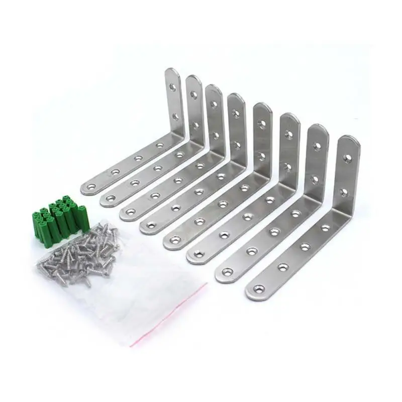 Stainless Steel Right Angle Corner Brackets 90 Joint Fastening Right Angle Delicate Joint Fastener Shelf Support for Furniture
Stainless Steel Right Angle Corner Brackets 90 Joint Fastening Right Angle Delicate Joint Fastener Shelf Support for Furniture