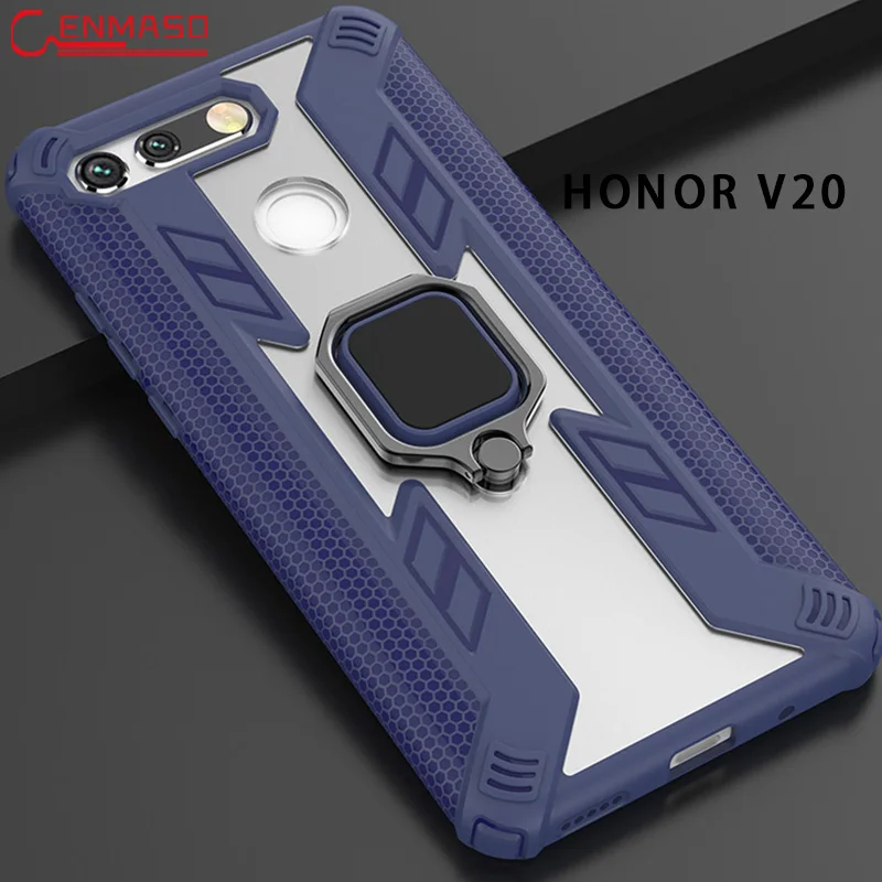 For HONOR V20 phone case Luxury Armor Shockproof PC + TPU Mobile Shell Cover For HONOR View 20 Back Cover Magnetic Ring Bracket
For HONOR V20 phone case Luxury Armor Shockproof PC + TPU Mobile Shell Cover For HONOR View 20 Back Cover Magnetic Ring Bracket