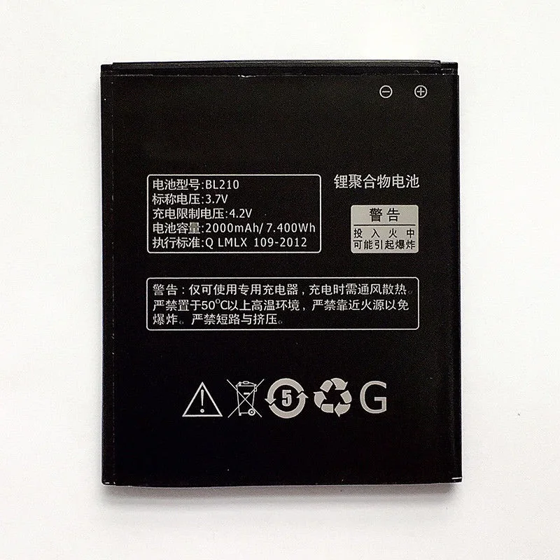 Аккумулятор BL210 для Lenovo A536 A606 S820 батарея S820E A750E A770E A656 A766 A658T S650 2200 мАч | Электроника