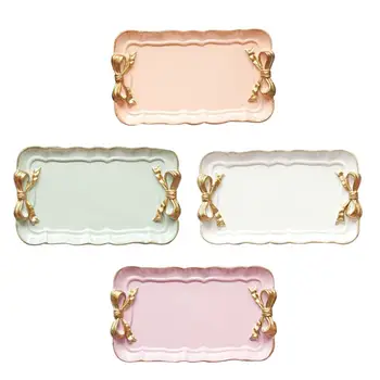 Nordic Style Storage Ornaments Bow Cake Tray Home Jewelry Cosmetic Tray Candy Dessert Small Swing Plate 
Nordic Style Storage Ornaments Bow Cake Tray Home Jewelry Cosmetic Tray Candy Dessert Small Swing Plate
