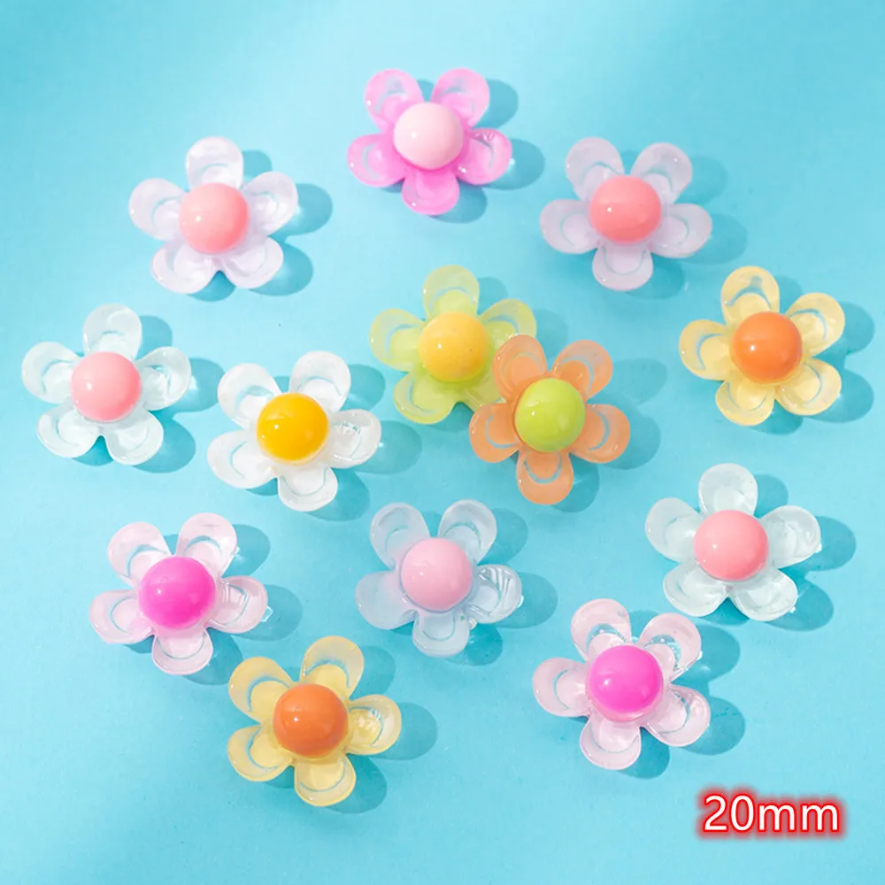 Flatback Resin Cabochon Daisies Flower Decoration Craft 20pcs Transparent Flowers Embellishments for Scrapbooking Accessories 
Flatback Resin Cabochon Daisies Flower Decoration Craft 20pcs Transparent Flowers Embellishments for Scrapbooking Accessories