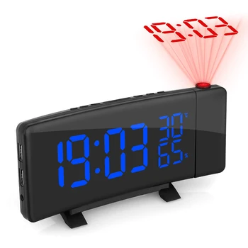 Dimmable FM Radios Desktop Digital Projection Temperature Display Snooze Function Sleep Timer Led USB Charging Alarm Clock Gift
Dimmable FM Radios Desktop Digital Projection Temperature Display Snooze Function Sleep Timer Led USB Charging Alarm Clock Gift