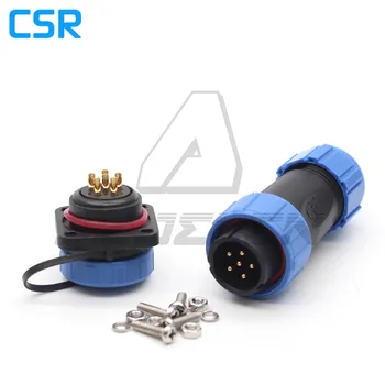 SP21 IP68 waterproof connector plug male and socket female with flange 4 hole 2/3/4/5/6/7/8/9/10/12 pin power cable connector
SP21 IP68 waterproof connector plug male and socket female with flange 4 hole 2/3/4/5/6/7/8/9/10/12 pin power cable connector