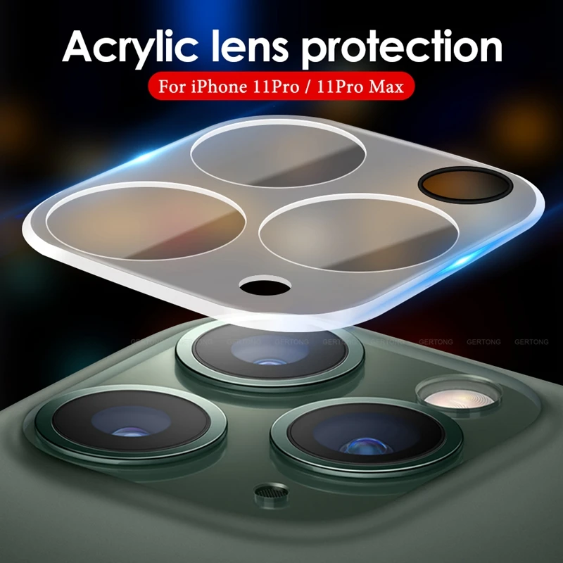 Acrylic Full Cover Lens Protector For iPhone 11Pro Max Luxury 9D Rear Camera Tempered Glass For iPhone 11 Pro Max Lens Ring Film
Acrylic Full Cover Lens Protector For iPhone 11Pro Max Luxury 9D Rear Camera Tempered Glass For iPhone 11 Pro Max Lens Ring Film