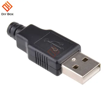 5Pcs USB2.0 Type-A Plug 4-pin Male Adapter Connector 4Pin USB Jack with Black Plastic Cover
5Pcs USB2.0 Type-A Plug 4-pin Male Adapter Connector 4Pin USB Jack with Black Plastic Cover
