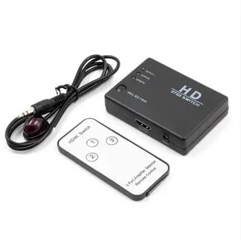 100pc/lot Remote HDMI Switcher 3 in 1 out Port HDMI Switch Switcher HDMI Splitter for PS3 360 Xbox HDTV DVD IR Remote Controller
100pc/lot Remote HDMI Switcher 3 in 1 out Port HDMI Switch Switcher HDMI Splitter for PS3 360 Xbox HDTV DVD IR Remote Controller