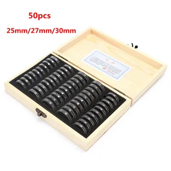 50Pcs Storage Container Wooden Round Coins Case Holders Commemorative Coins Collection Box Bin Display Case Box 25/27/30mm 
50Pcs Storage Container Wooden Round Coins Case Holders Commemorative Coins Collection Box Bin Display Case Box 25/27/30mm