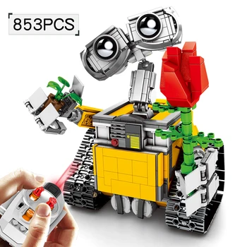 853pcs Wali Robot Remote Version Building Blocks DIY Technology Intelligence Children's Creative Educational Toys
853pcs Wali Robot Remote Version Building Blocks DIY Technology Intelligence Children's Creative Educational Toys