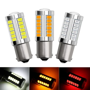 1X S25 1156 BA15S P21W 1157 Bay15d P21 5w LED For Car Bulbs 5630 33SMD Turn Signal lamp Auto Reverse Parking Light White Red 12V
1X S25 1156 BA15S P21W 1157 Bay15d P21 5w LED For Car Bulbs 5630 33SMD Turn Signal lamp Auto Reverse Parking Light White Red 12V