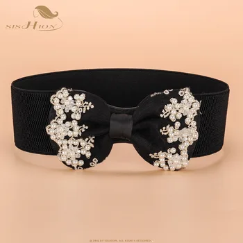SISHION New Fashion Pearl Bow Cummerbunds For Women Mesh cummerbund QY0316 Decoration Dress Wide Elastic Waist Belt Ladies femme
SISHION New Fashion Pearl Bow Cummerbunds For Women Mesh cummerbund QY0316 Decoration Dress Wide Elastic Waist Belt Ladies femme