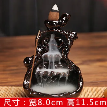 Incensory Buddha Statue Incense Cones Ceramic Censer Incense Holder Burner Zen Backflow Incense Smoke Ganesha Home Decor L
Incensory Buddha Statue Incense Cones Ceramic Censer Incense Holder Burner Zen Backflow Incense Smoke Ganesha Home Decor L