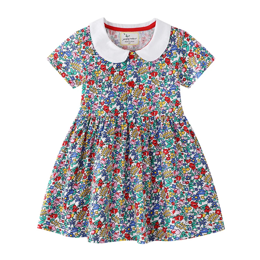 Фото 2020 г. Летнее Детское платье для маленьких девочек модные трапециевидные Топы