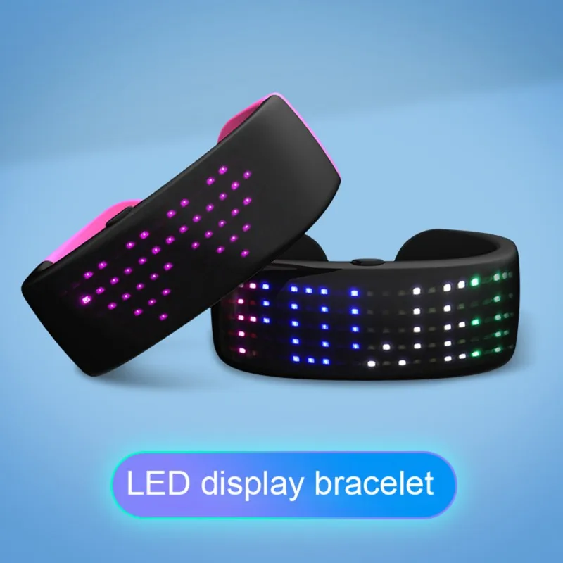 Novel Wristband Colorful Display Dynamic LED Light Bracelet Night Run Party Concert Prop Wristband
Novel Wristband Colorful Display Dynamic LED Light Bracelet Night Run Party Concert Prop Wristband