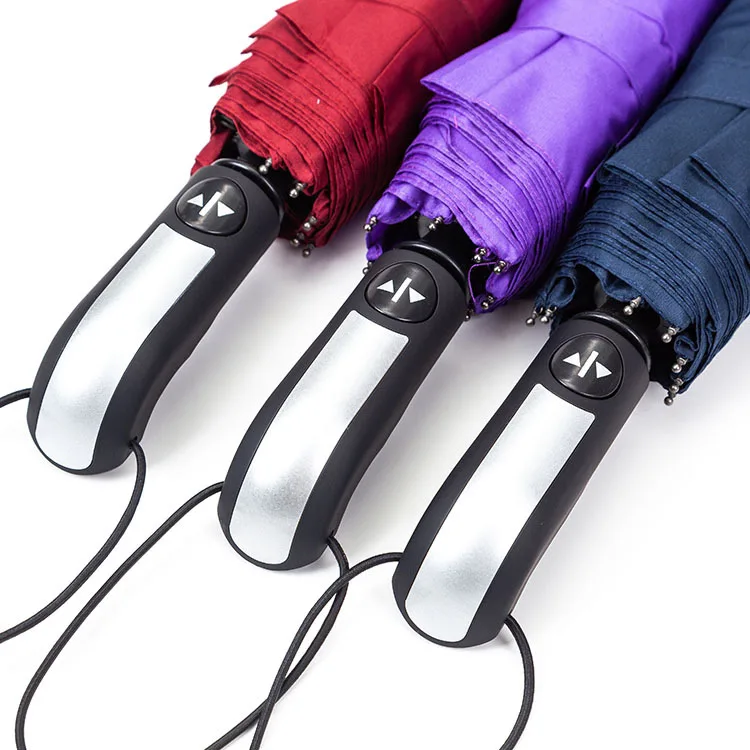Creative Extra-large Reinforced Three Fold Fully Automatic Umbrella 10 Bone shang wu san Advertisement Gift Umbrella Customizabl
Creative Extra-large Reinforced Three Fold Fully Automatic Umbrella 10 Bone shang wu san Advertisement Gift Umbrella Customizabl