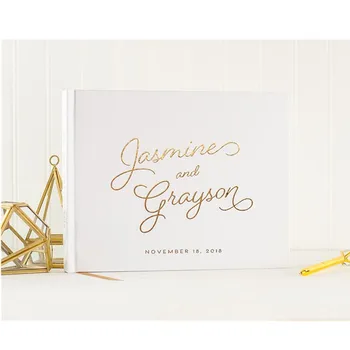 Personalized Real Mr and Mrs names and date Gold Foil Wedding Guest Book Custom Engagement Guestbook Instant Photo book
Personalized Real Mr and Mrs names and date Gold Foil Wedding Guest Book Custom Engagement Guestbook Instant Photo book
