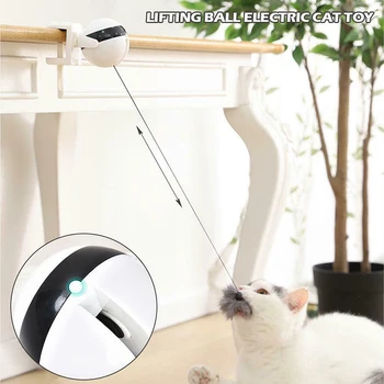 Automatic Lifting Self Playing Cat Toy Cat Teaser Electric Ball with Fluffy Ball DC156
Automatic Lifting Self Playing Cat Toy Cat Teaser Electric Ball with Fluffy Ball DC156