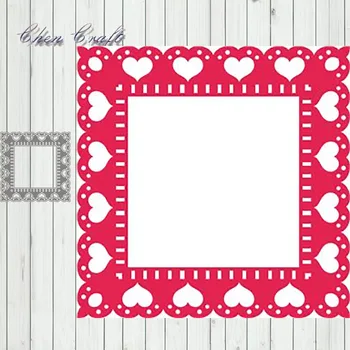 Metal Cutting Dies Heart shaped rectangle border for DIY Scrapbooking Album Paper Cards Making Crafts 2020
Metal Cutting Dies Heart shaped rectangle border for DIY Scrapbooking Album Paper Cards Making Crafts 2020