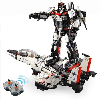CaDA C51030 2 in1 917PCS Robot Fighter RC Airplane Robot Glider Model DIY Technic Building Blocks Bricks Toys for Children Gifts
CaDA C51030 2 in1 917PCS Robot Fighter RC Airplane Robot Glider Model DIY Technic Building Blocks Bricks Toys for Children Gifts