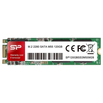 SSD Silicon Power M55 SP120GBSS3M55M28 SSD, M.2, 120GB, SATA-III, Read: 560 Mb / s, Write: 530 Mb / s, TLC 3D NAND, TRIM, NCQ
SSD Silicon Power M55 SP120GBSS3M55M28 SSD, M.2, 120GB, SATA-III, Read: 560 Mb / s, Write: 530 Mb / s, TLC 3D NAND, TRIM, NCQ