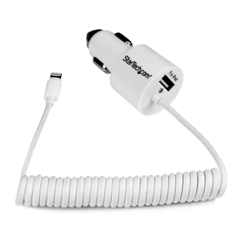 StarTech.com car chargeur with Apple's Lightning connector and USB 2.0 charging port-high power 21 Watt / 4,2 A
StarTech.com car chargeur with Apple's Lightning connector and USB 2.0 charging port-high power 21 Watt / 4,2 A