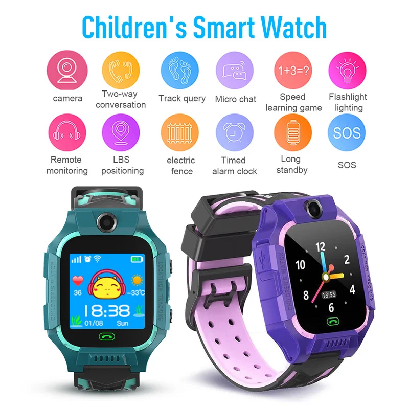 Children Smart Watch IPX7 Waterproof Smart Watch Touch Screen SOS Phone Call LBS Location Tracker Anti-Lost Childs GSM for Kids
Children Smart Watch IPX7 Waterproof Smart Watch Touch Screen SOS Phone Call LBS Location Tracker Anti-Lost Childs GSM for Kids