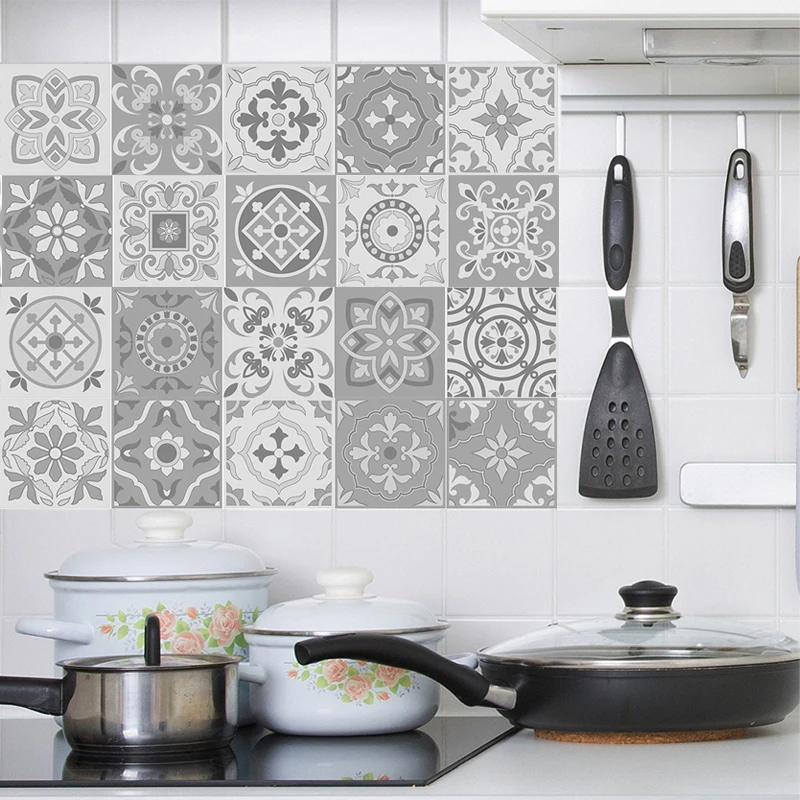 Retro European DIY PVC Waterproof Wall Decals Art Furniture Bathroom Kitchen Backsplash Tile Sticker Gray Waist Line
Retro European DIY PVC Waterproof Wall Decals Art Furniture Bathroom Kitchen Backsplash Tile Sticker Gray Waist Line