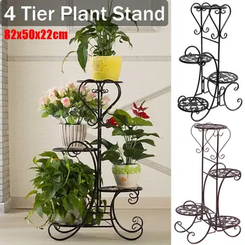 4 Tier Metal Shelves Flower Pot Plant Stand Flower Plant Display Stand Rack Indoor Outdoor Garden Patio Base Holder Shelf New
4 Tier Metal Shelves Flower Pot Plant Stand Flower Plant Display Stand Rack Indoor Outdoor Garden Patio Base Holder Shelf New