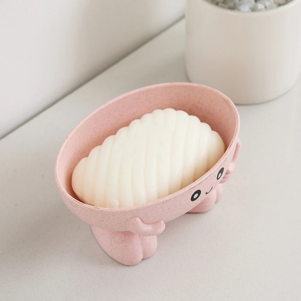 Soap Dish Bathroom Cartoon Shape Soap Box Draining Practical Easy Clean Kitchen Cleaning Soaps Drain Dish Box Children's Toy
Soap Dish Bathroom Cartoon Shape Soap Box Draining Practical Easy Clean Kitchen Cleaning Soaps Drain Dish Box Children's Toy