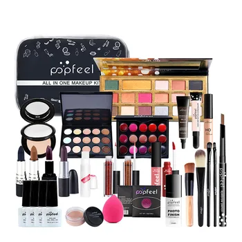 30pcs Cosmetics Kit With Storage Bag Makeup Set Women Non Toxic Eyeshadow Palette Concealer Face Foundation Lip Balm Nail Polish
30pcs Cosmetics Kit With Storage Bag Makeup Set Women Non Toxic Eyeshadow Palette Concealer Face Foundation Lip Balm Nail Polish