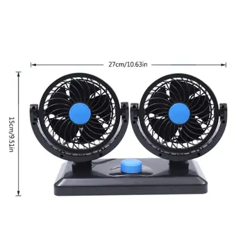 fan 12V 360 ° Rotation Fan 2 Speed strong wind double fan for all families K1AB
fan 12V 360 ° Rotation Fan 2 Speed strong wind double fan for all families K1AB