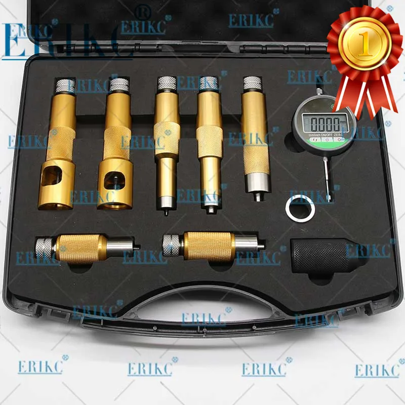 

ERIKC E1024007 Injector Valve Shims Lift Gap Gaskets Stroke Measuring Instrument Nozzle Washer Space Testing Tools for Bosch