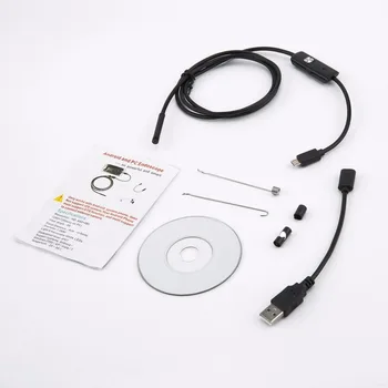 720P 5.5mm Lens1M Cable Endoscope USB Cable Waterproof Endoscope for Android &PC Camera Lens Mini Inspection Borescope
720P 5.5mm Lens1M Cable Endoscope USB Cable Waterproof Endoscope for Android &PC Camera Lens Mini Inspection Borescope