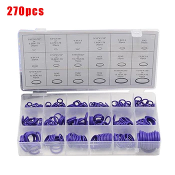 New Arrival High Quality 270pcs/Set 18-Size A/C AC System O-Ring Gasket Seal Washer Seal Repair Kit
New Arrival High Quality 270pcs/Set 18-Size A/C AC System O-Ring Gasket Seal Washer Seal Repair Kit