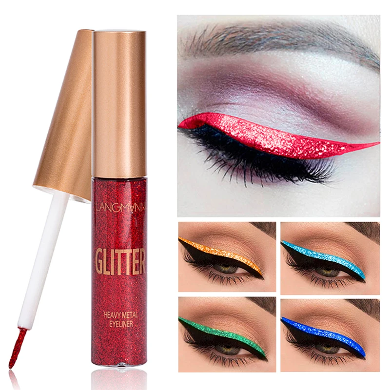 10 Colors Liquid Glitter Eyeliner Easy To Wear Make Up Waterproof Lasting Colored Eye Liner Liquid Shiny Eye Liners Cosmetics
10 Colors Liquid Glitter Eyeliner Easy To Wear Make Up Waterproof Lasting Colored Eye Liner Liquid Shiny Eye Liners Cosmetics