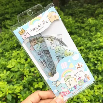 School Students Stationery Cartoon Student Set Ruler Children's Painting Mathematics Ruler Set Adult Measurement Primary
School Students Stationery Cartoon Student Set Ruler Children's Painting Mathematics Ruler Set Adult Measurement Primary