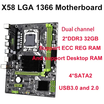 X58M 3.0 mATX Desktop X58 Motherboard DDR3 LGA 1366 Support AMD RX series with USB 3.0
X58M 3.0 mATX Desktop X58 Motherboard DDR3 LGA 1366 Support AMD RX series with USB 3.0