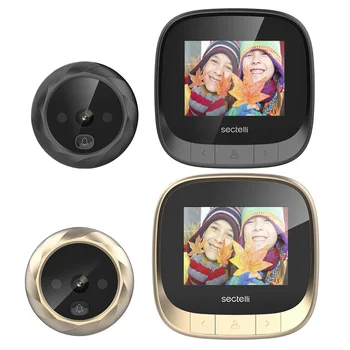 Door Hole smart Camera Wifi Hd 2.4 Inch Home Visible Cat Eye Doorbell Smart Voice Phone Intercom Video Anti-Theft Doorbell
Door Hole smart Camera Wifi Hd 2.4 Inch Home Visible Cat Eye Doorbell Smart Voice Phone Intercom Video Anti-Theft Doorbell