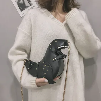 Bags For Women Dinosaur Design Rivets Pu Leather Girl's Chain Purse Shoulder Bag Tote Ladies Crossbody Messenger Bag Flap d3
Bags For Women Dinosaur Design Rivets Pu Leather Girl's Chain Purse Shoulder Bag Tote Ladies Crossbody Messenger Bag Flap d3