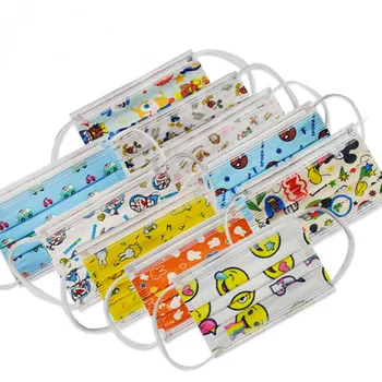 50Pcs Child Kids Muticolor Disposable Face Masks 3 Layer Anti-Dust Pollution Masks Fabric Meltblown Dustproof Cartoon Mask
50Pcs Child Kids Muticolor Disposable Face Masks 3 Layer Anti-Dust Pollution Masks Fabric Meltblown Dustproof Cartoon Mask
