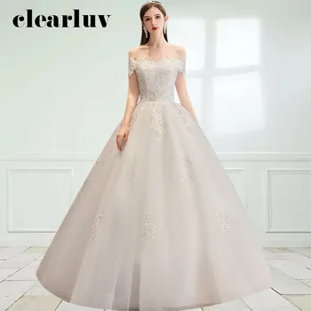 White Wedding Dresses DR669 Off The Shoulder Vestidos De Novia Appliques Lace Formal Wedding Dress Plus Size Long Wedding Gowns
White Wedding Dresses DR669 Off The Shoulder Vestidos De Novia Appliques Lace Formal Wedding Dress Plus Size Long Wedding Gowns