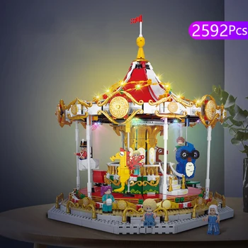 XingBao Fancy Bricks Set Merry-Go-Round Carousel Colorful Holidays Building Blocks Model Lepining Blocks Bricks Toys Gift 
XingBao Fancy Bricks Set Merry-Go-Round Carousel Colorful Holidays Building Blocks Model Lepining Blocks Bricks Toys Gift