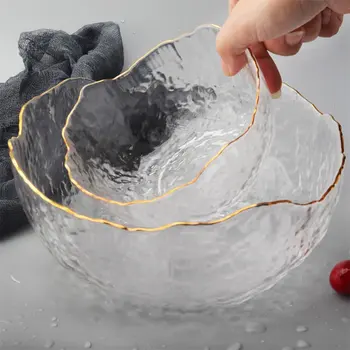 Creative Glass Salad Bowl Tableware Fruit Vegetables Bowl Irregular Shape Phnom Penh Glass Bowl Dinner Kitchen Dinnerware
Creative Glass Salad Bowl Tableware Fruit Vegetables Bowl Irregular Shape Phnom Penh Glass Bowl Dinner Kitchen Dinnerware
