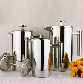 Stainless Steel Coffee Percolator Pot Press Coffee Maker Kettle Portable Cafetiere Coffee Container Outdoor Camping Cookware
Stainless Steel Coffee Percolator Pot Press Coffee Maker Kettle Portable Cafetiere Coffee Container Outdoor Camping Cookware